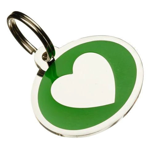 CSL Pet Tags Enamelled Styled "Heart" Pet Tag