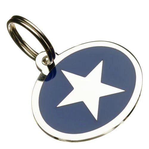 CSL Pet Tags Enamelled Styled "Star" Pet Tag
