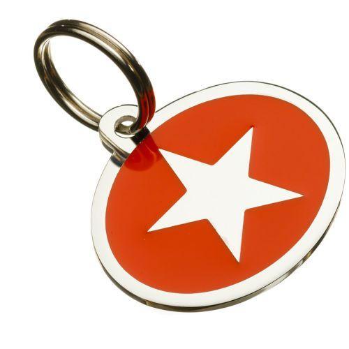 CSL Pet Tags Enamelled Styled "Star" Pet Tag