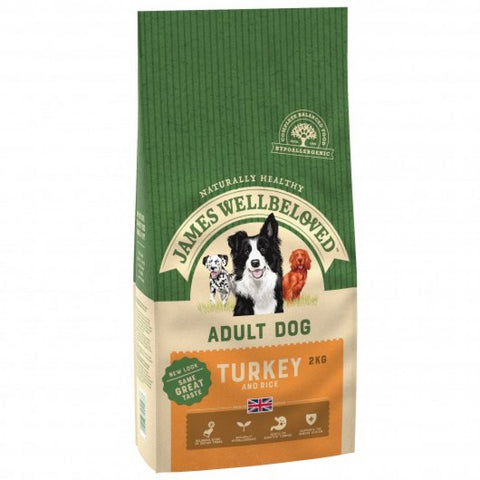 James Wellbeloved Turkey & Rice Adult Dog Food