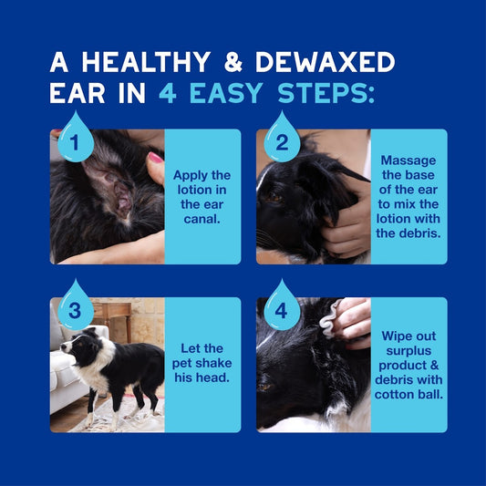 DOUXO Skin & Coat SPA Ultra-Safe Ear Cleaner for Dogs and Cats 120ml