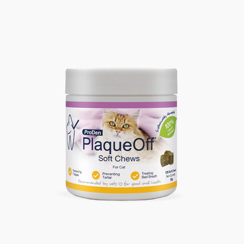 Proden Plaque off Dental Soft Chews for Cats