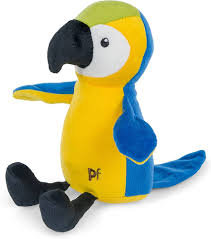 Petface Buddies Plush Percy Parrot Dog Toy