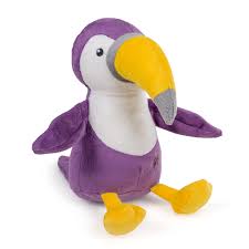 Petface Buddies Teagan Toucan Parrot Dog Toy
