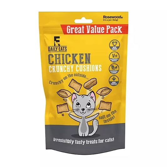 Rosewood Crunchy Cushions Cat Treats 200g