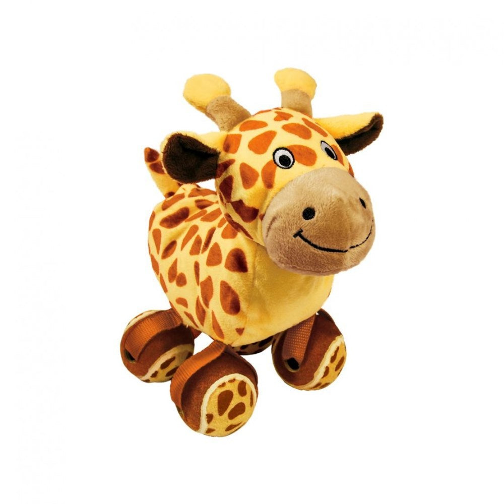 KONG Tennishoes Giraffe Dog Toy