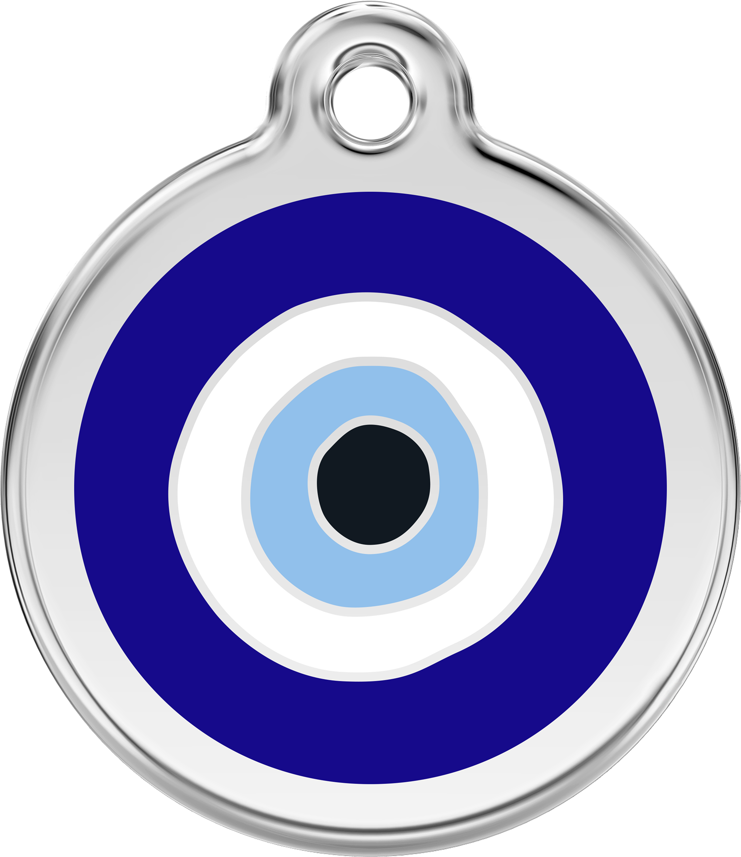 Red Dingo "Evil Eye" Enamel Dog Tag