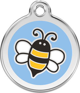 Red Dingo Enamel Dog Tag - Bumblebee