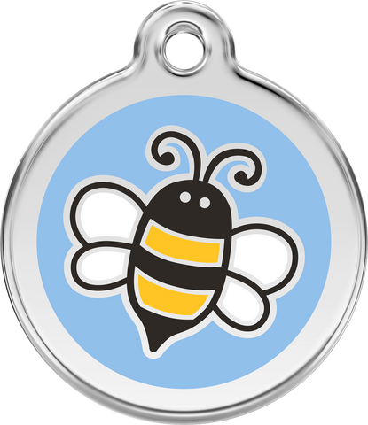 Red Dingo Enamel Dog Tag - Bumblebee