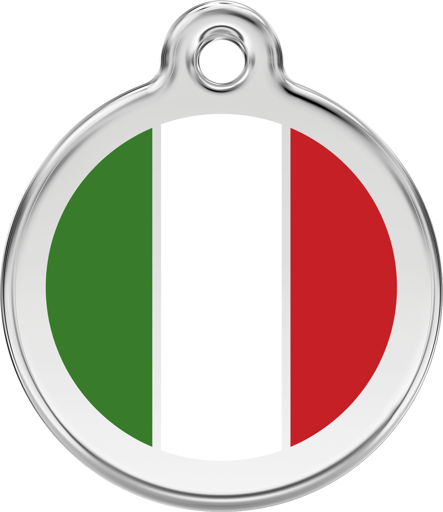 Red Dingo ''Flags'' Enamel Dog Tag