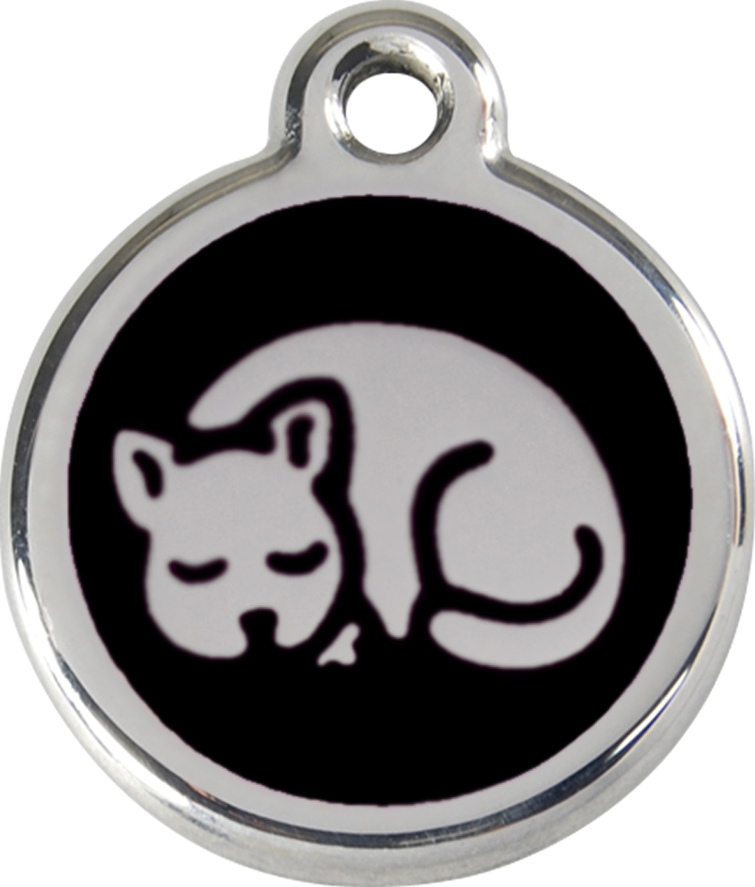 Red Dingo Enamel Cat Tag - Kitten