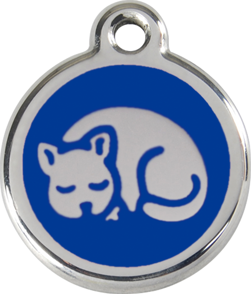 Red Dingo Enamel Cat Tag - Kitten