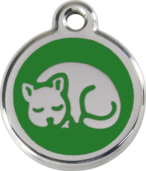 Red Dingo Enamel Cat Tag - Kitten