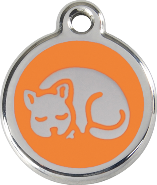 Red Dingo Enamel Cat Tag - Kitten