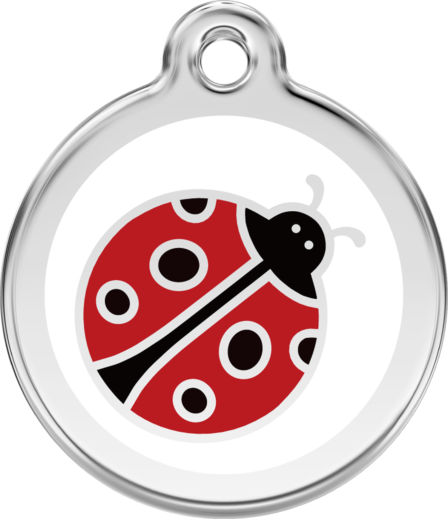 Red Dingo "Ladybird" Enamel Dog Tag