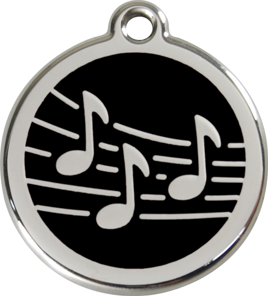 Red Dingo Enamel Dog Tag - Music