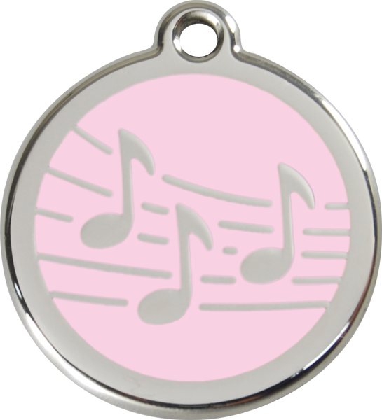 Red Dingo Enamel Dog Tag - Music