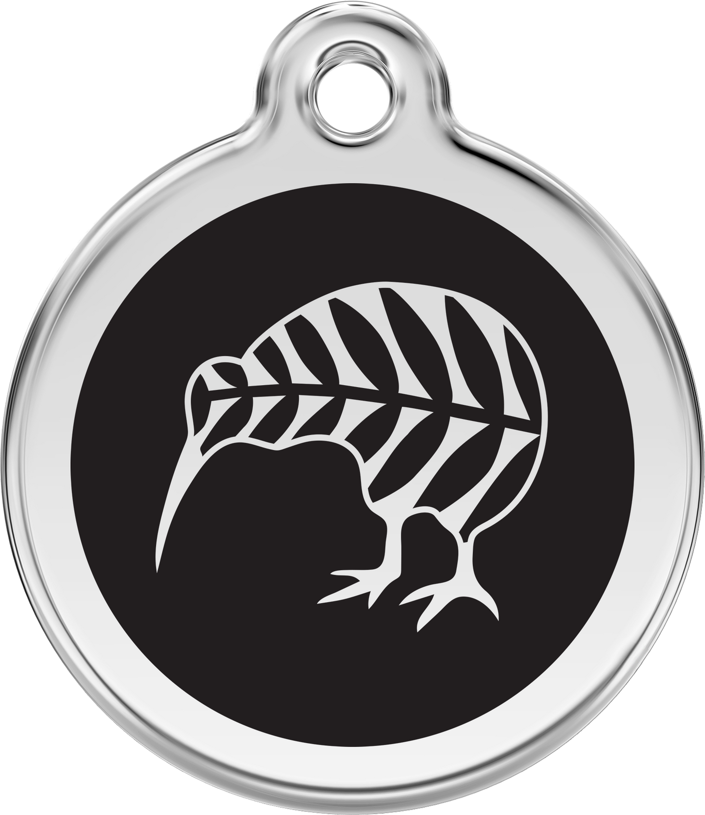 Red Dingo "Kiwi" Enamel Dog Tag