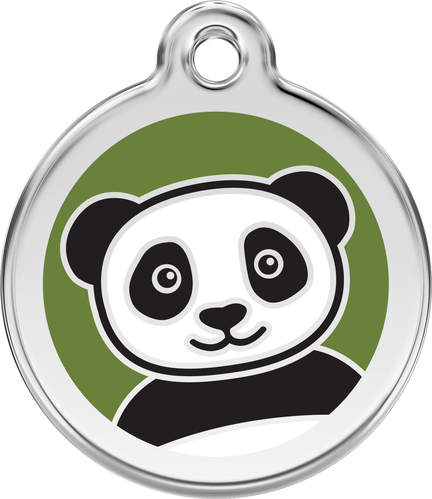 Red Dingo "Panda" Enamel Dog Tag