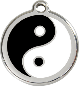 Red Dingo "Ying & Yang" Enamel Dog Tag