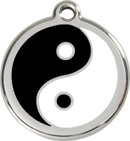 Red Dingo "Ying & Yang" Enamel Dog Tag