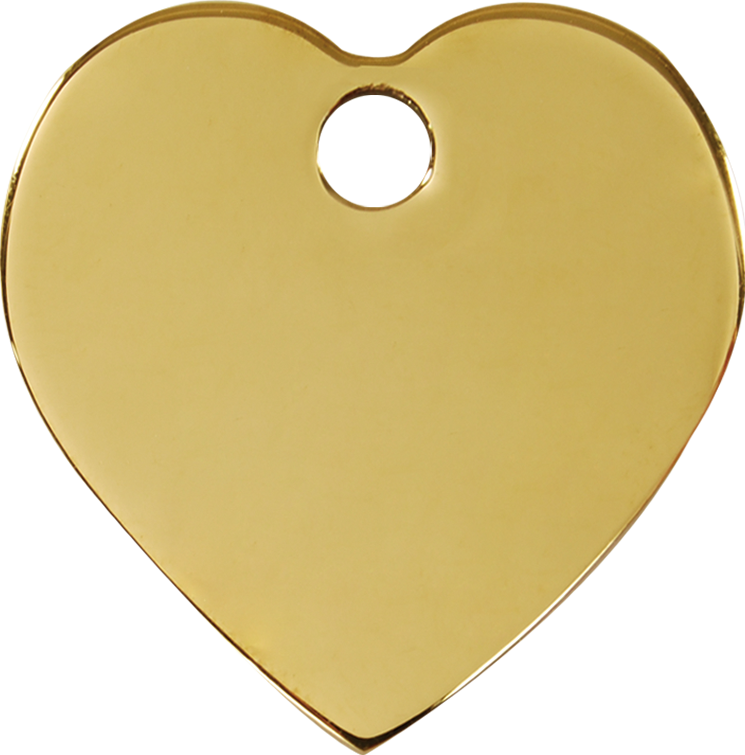 Red Dingo Brass "Heart" Pet Tag