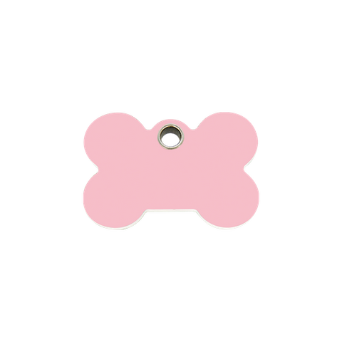 Red Dingo Plastic "Bone" Dog Tag