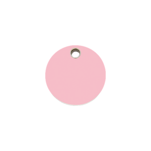 Red Dingo Plastic "Circle" Dog Tag
