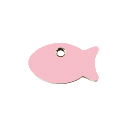 Red Dingo Plastic "Fish" Cat Tag