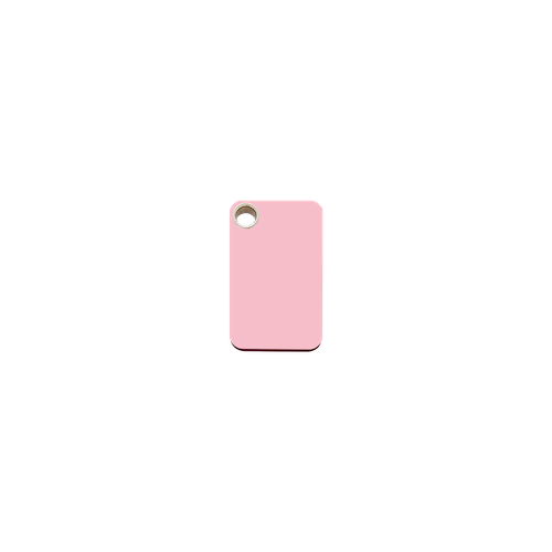 Red Dingo Plastic "Rectangle" Dog Tag