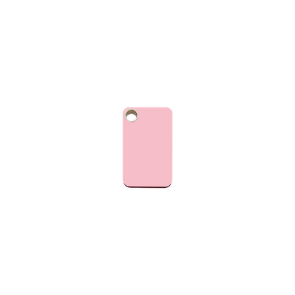 Red Dingo Plastic "Rectangle" Dog Tag