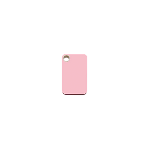 Red Dingo Plastic "Rectangle" Dog Tag