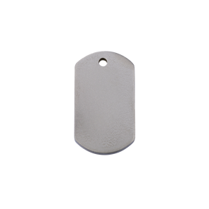 Red Dingo Titanium "Rectangle" Dog Tag
