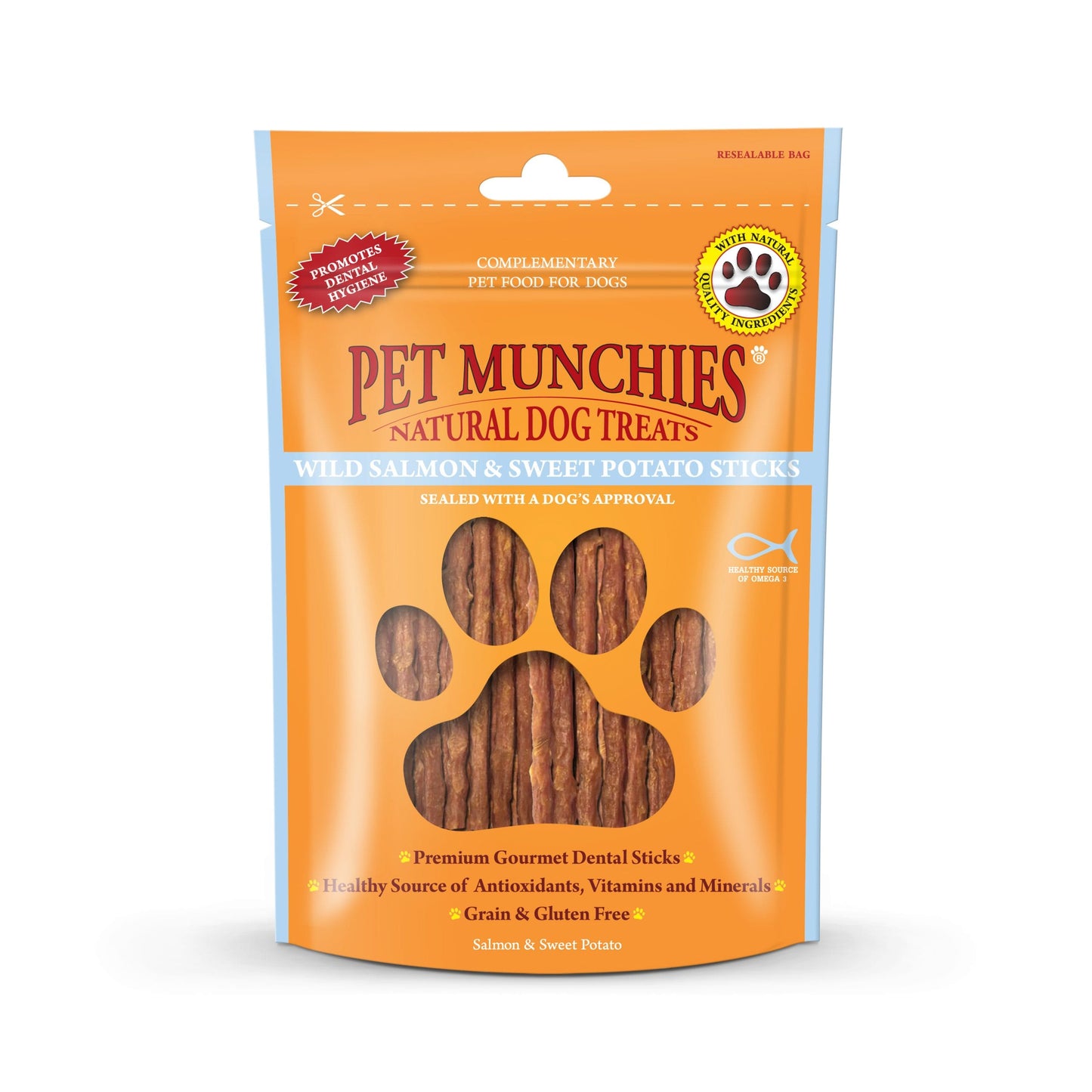 Pet Munchies Sweet Potato Sticks Dog Treats 90g