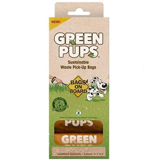 Bags On Board Green Pups Refill Roll 60 Bags (4x15)