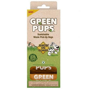 Bags On Board Green Pups Refill Roll 60 Bags (4x15)