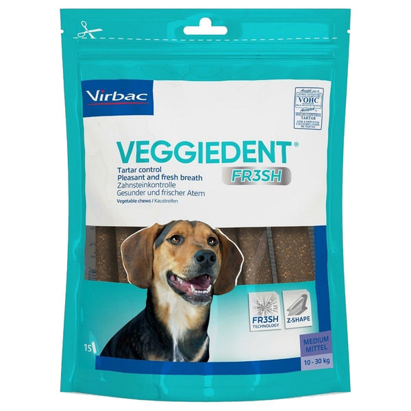 Virbac VeggieDent Dog Dental Chews