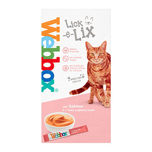 Webbox Cat Lick E Lix Salmon 5x15g