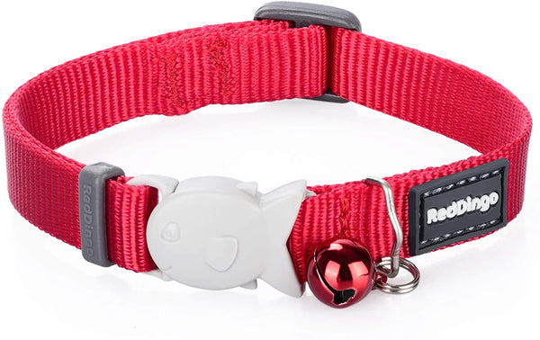 Red Dingo Plain Cat Collar