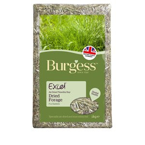 Burgess Excel Forage Rabbit Food 1kg - Pica's Pets