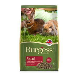 Burgess Excel Rabbit Mature Nuggets 2kg - Pica's Pets