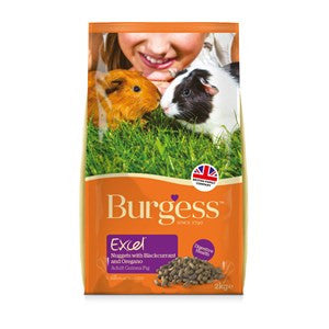 Burgess Excel Guinea Blackcurrant & Oregano 2kg - Pica's Pets