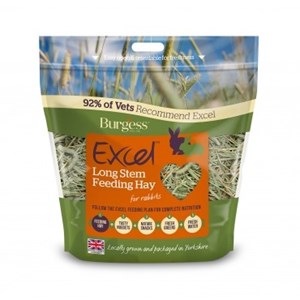 Burgess Excel Long Stem Feeding Hay 1kg - Pica's Pets