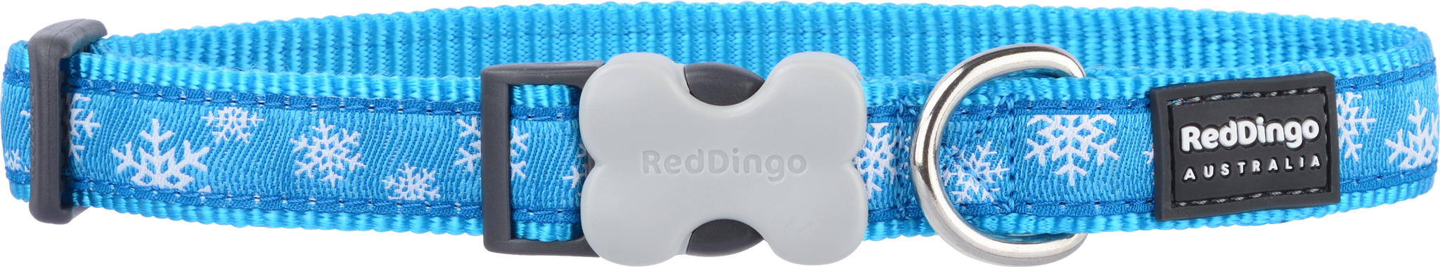 Red Dingo Snowflake Dog Collar