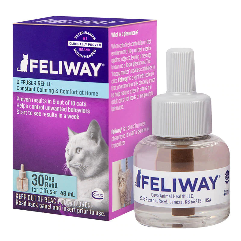 FELIWAY Classic Diffuser Refills for Cats 2-Pack (48mL x 2) 