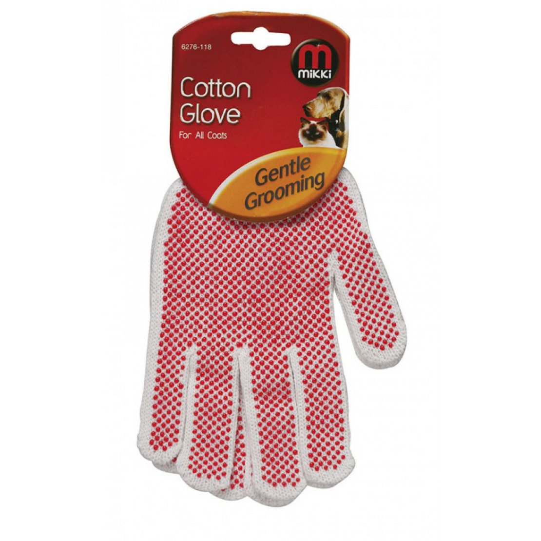 Mikki Cotton Grooming Gloves - Pica's Pets