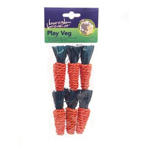 Rosewood Boredom Breaker Mini Sisal Carrot x 6 - Pica's Pets