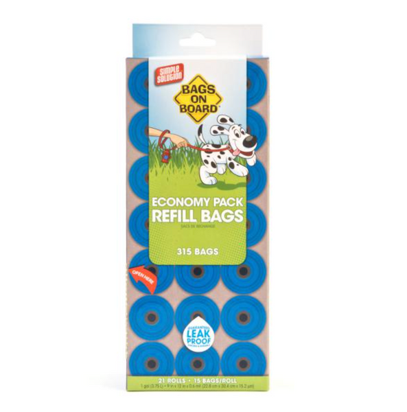 Bags On Board Blue Refill Poo Bags