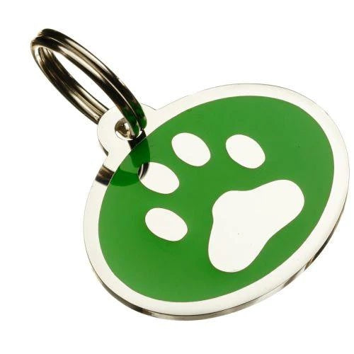 CSL Pet Tags Enamelled Styled "Paw Print" Pet Tag