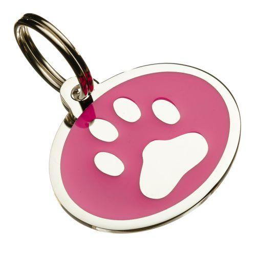 CSL Pet Tags Enamelled Styled "Paw Print" Pet Tag